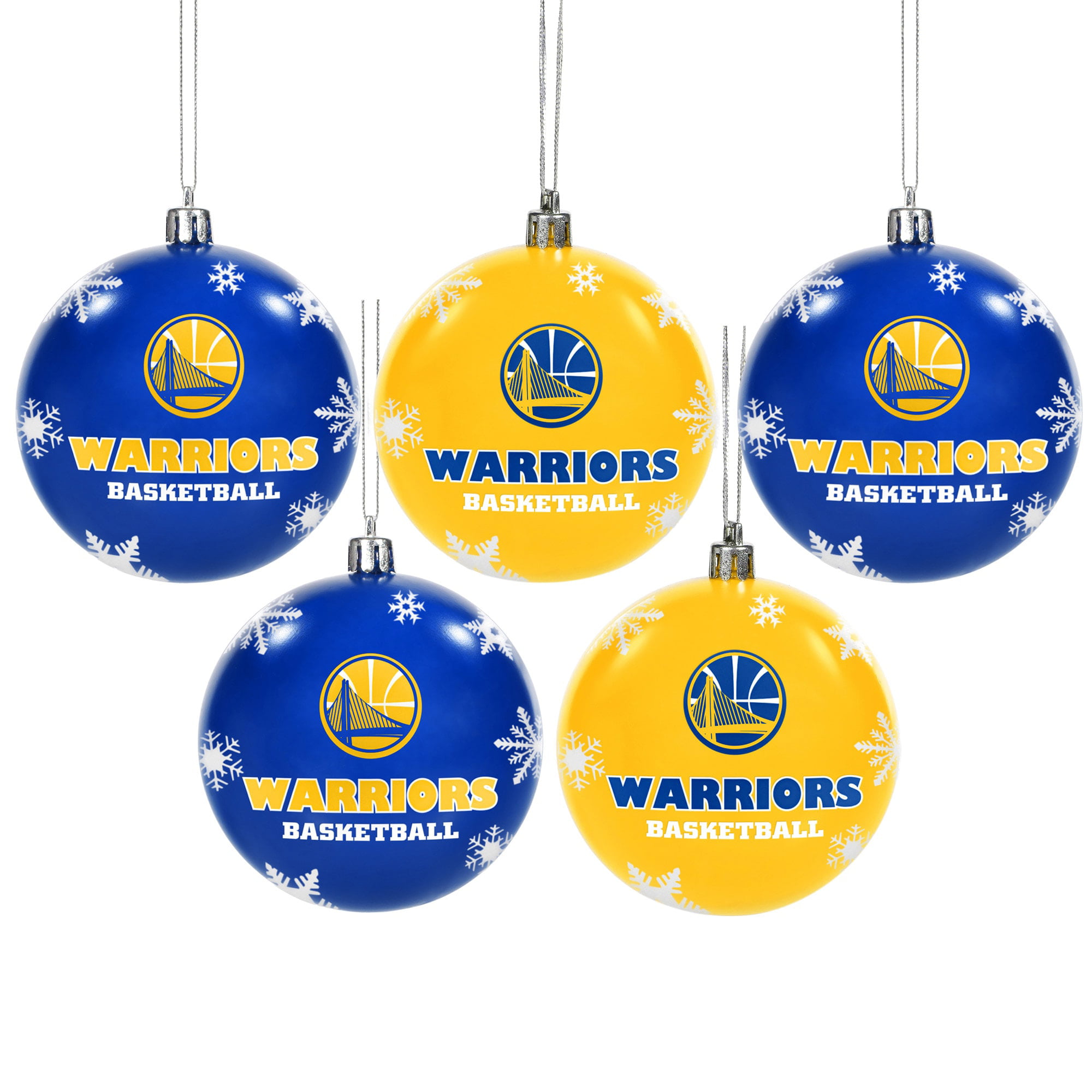 Forever Collectibles NBA 5-Pack Shatterproof Ball Ornaments, Los Angeles  Lakers