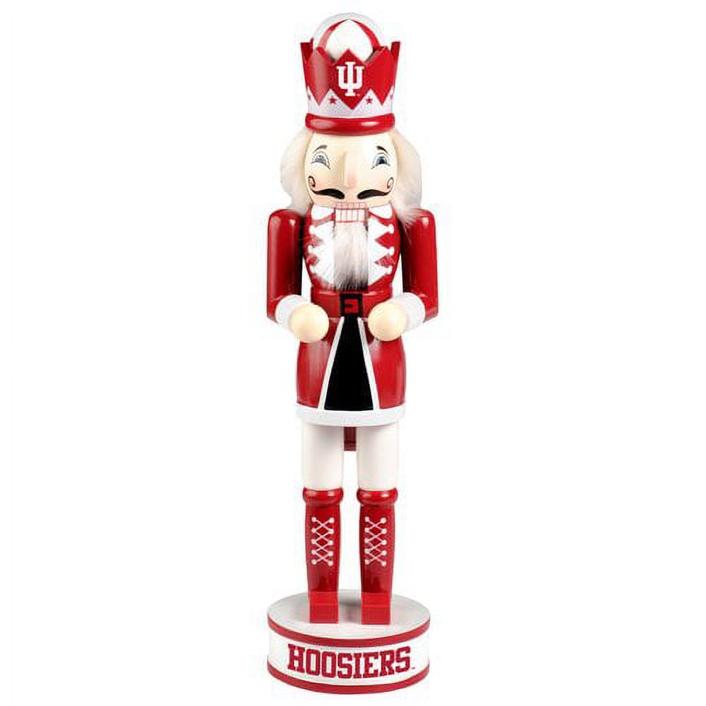 Forever Collectibles NCAA 14" Wooden Nutcracker, Indiana University