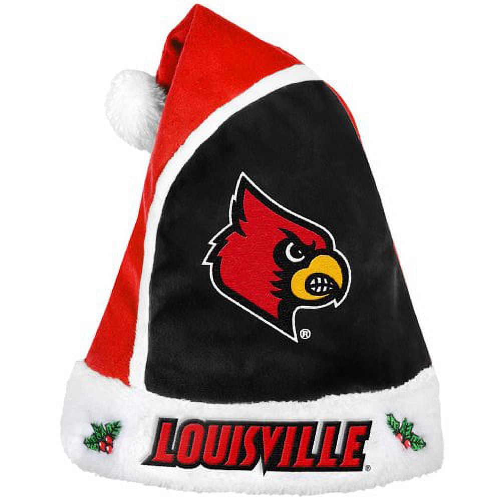 Forever Collectibles NCAA 2015 Santa Hat, University of Louisville  Cardinals 
