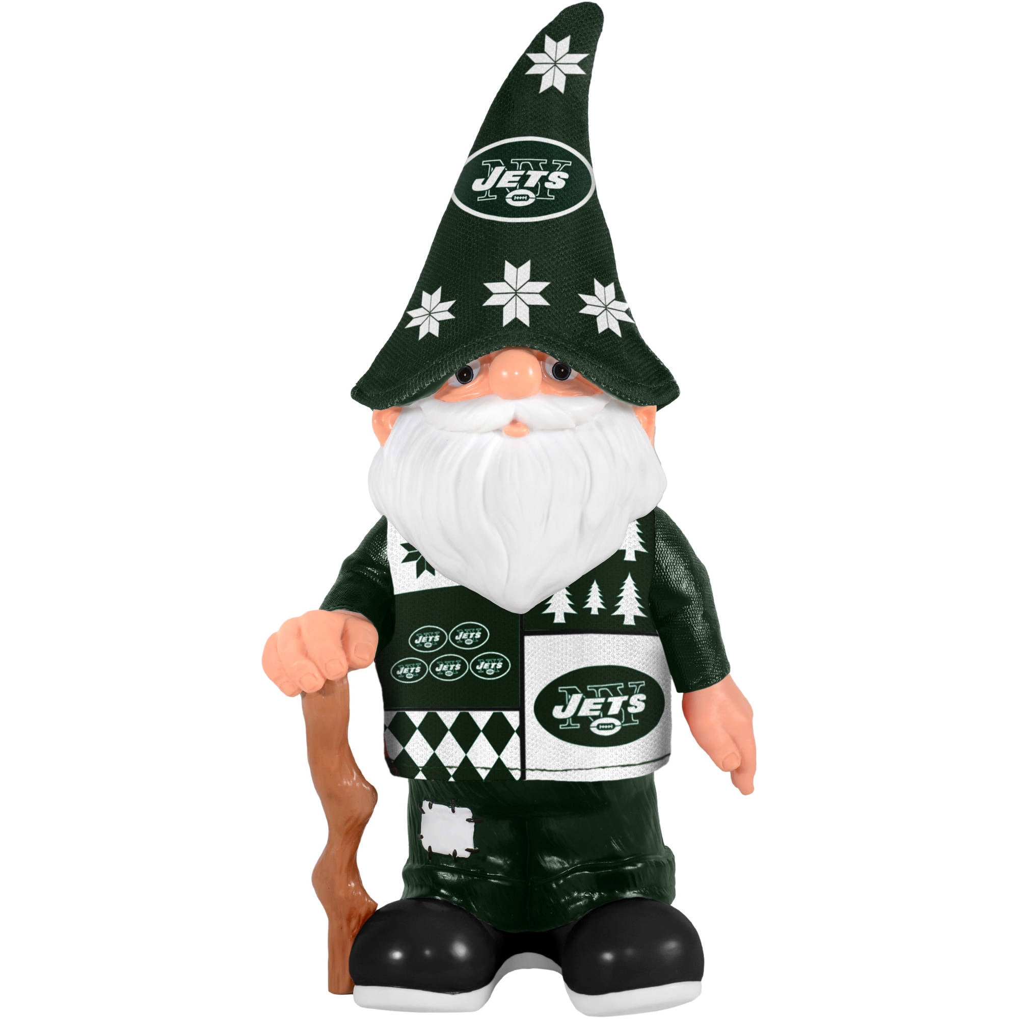 Forever Collectibles NFL Real Ugly Sweater Gnome, New York Jets 