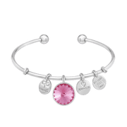 Forever Crystals Bracelet Lifestones Memoir Bangle Rose October