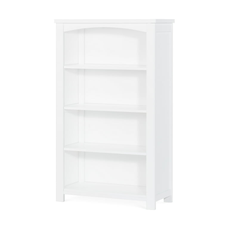 CorLiving - Quadra 4-Shelf Bookcase - White