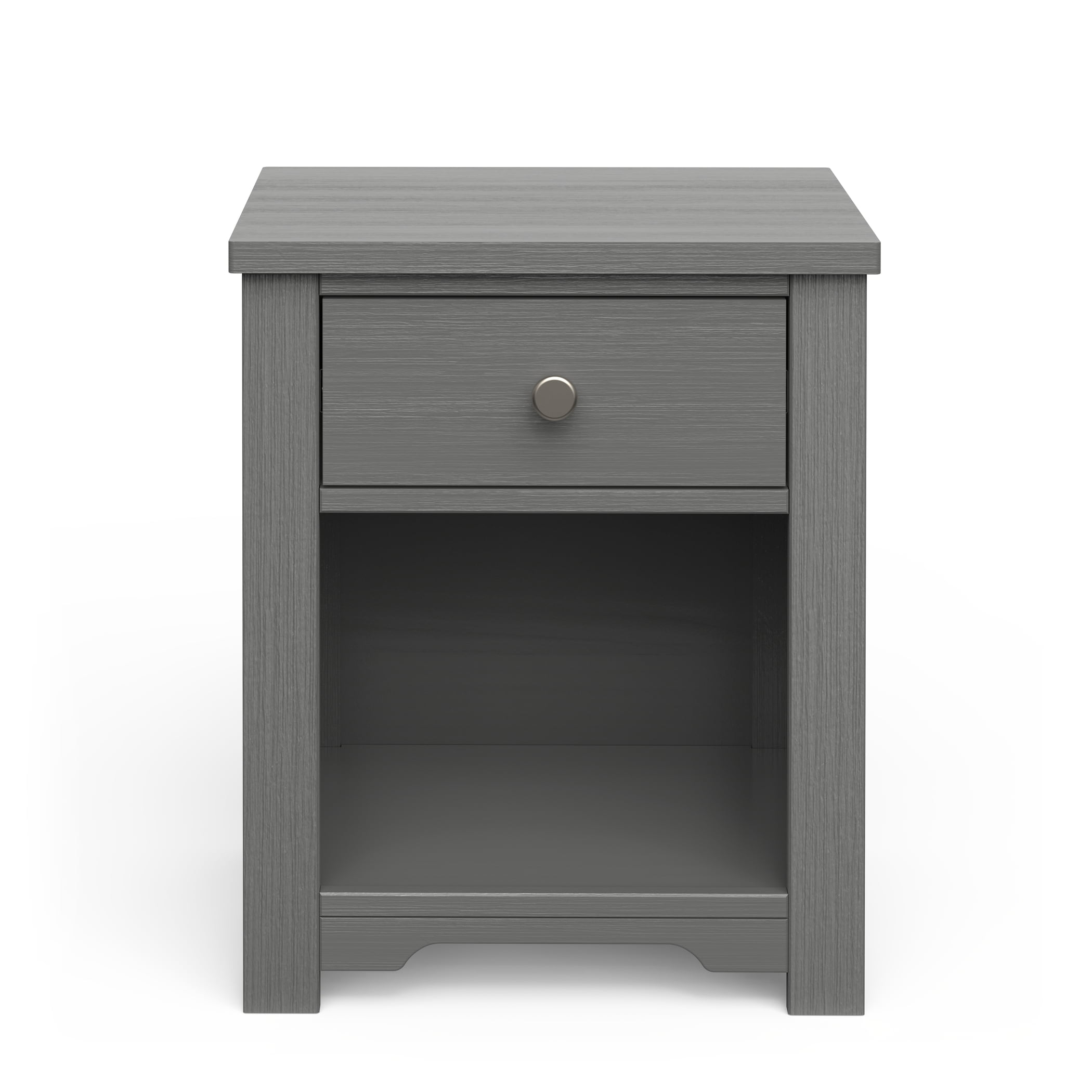Forever Eclectic Harmony Nightstand Brushed Pebble Walmart