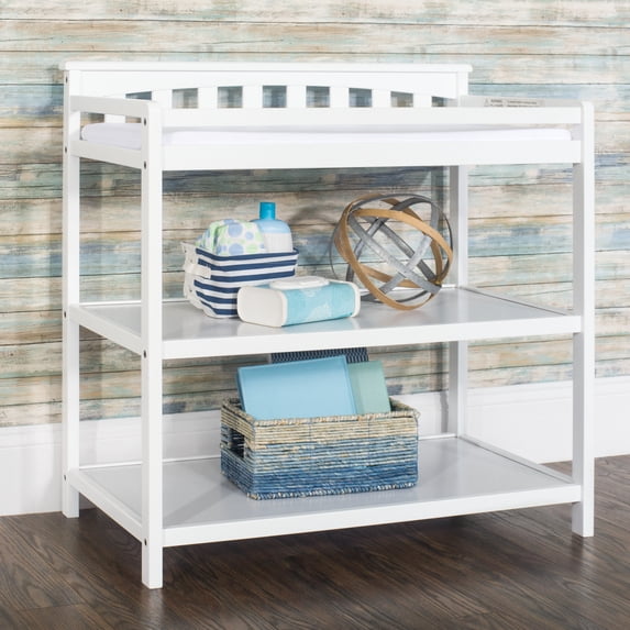 Forever Eclectic by Child Craft Flat Top Changing Table, Matte White