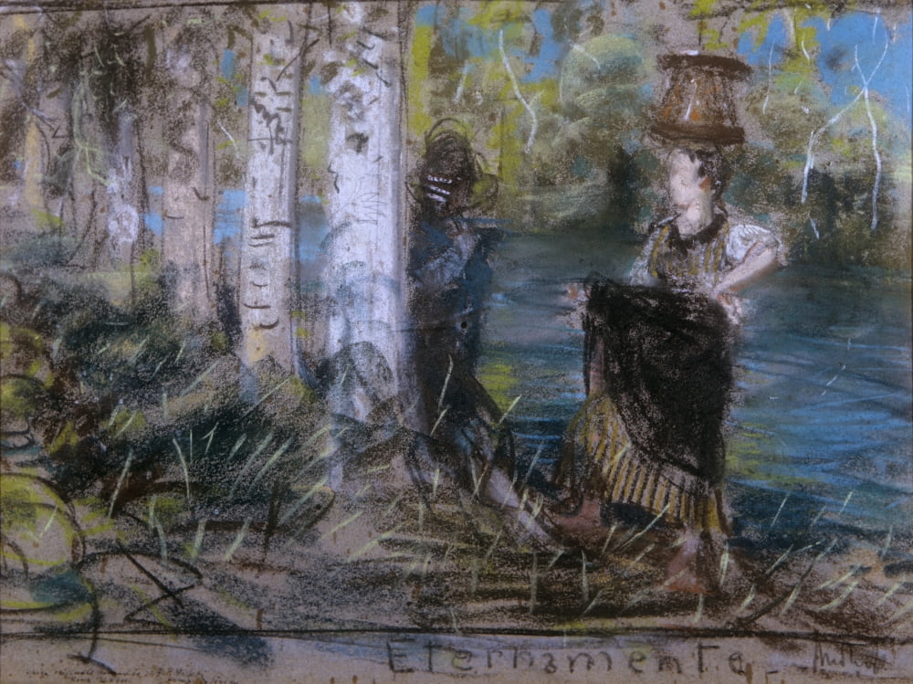 Forever (Eternamente) Canvas Art - (24 x 18)