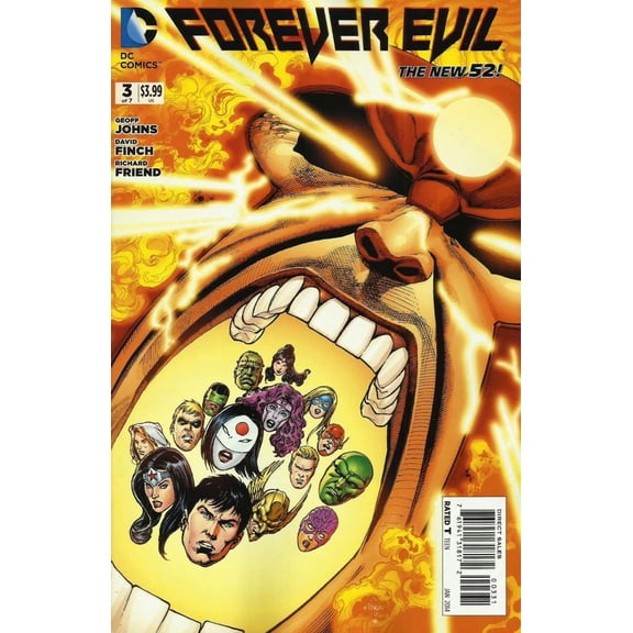 Forever Evil #3C VF ; DC Comic Book