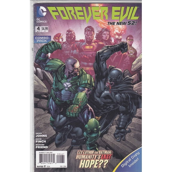 Forever Evil #4 (in bag) VF ; DC Comic Book