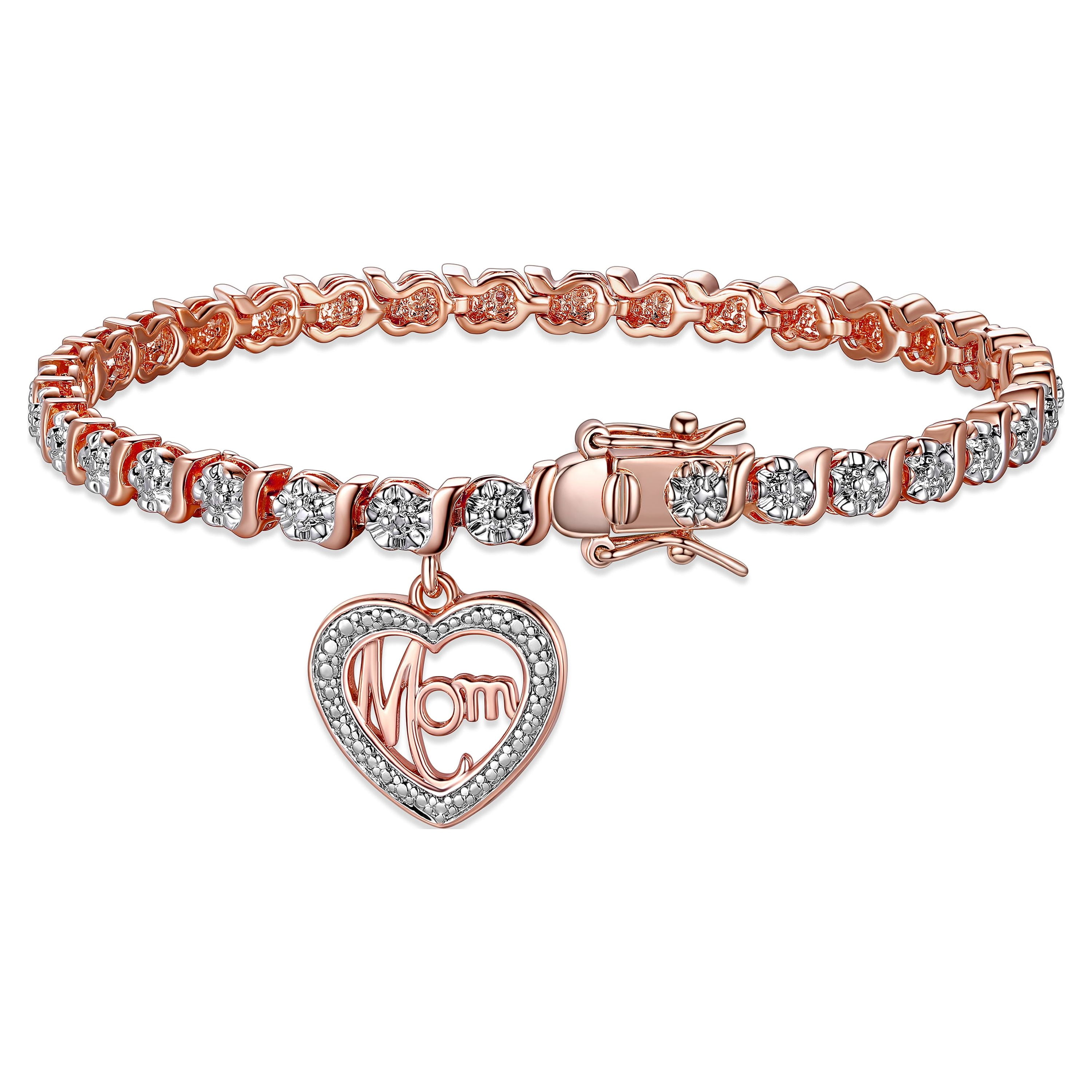 Charming Girl 14k Gold Filled Heart Charm Bracelet