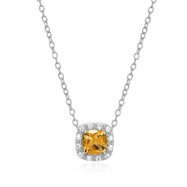 Citrine & CZ Pendant Citrine & CZ Pendant