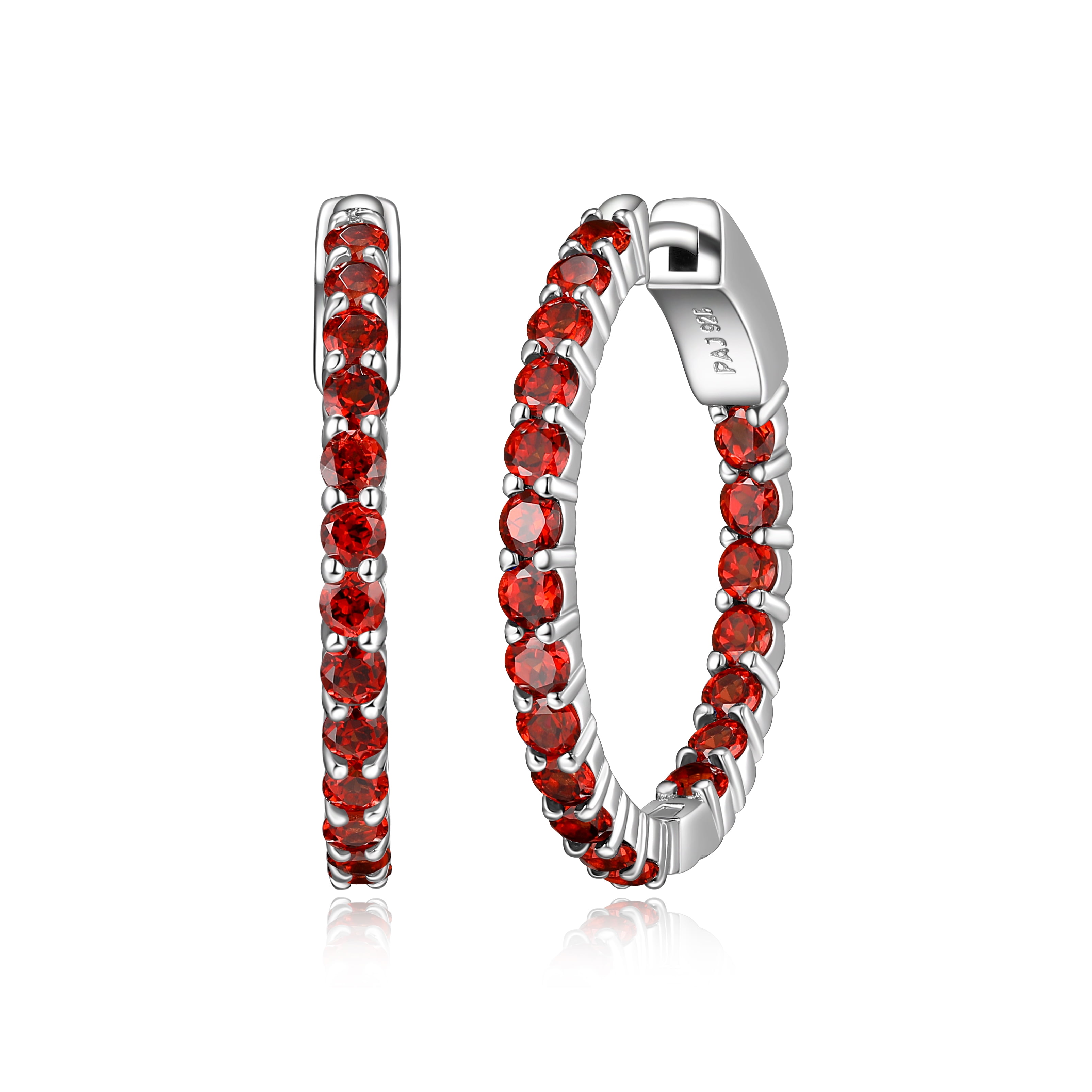 2 Pieces, Birth Stone Charm, Nickel Free, K7GA-R, 4x3mm