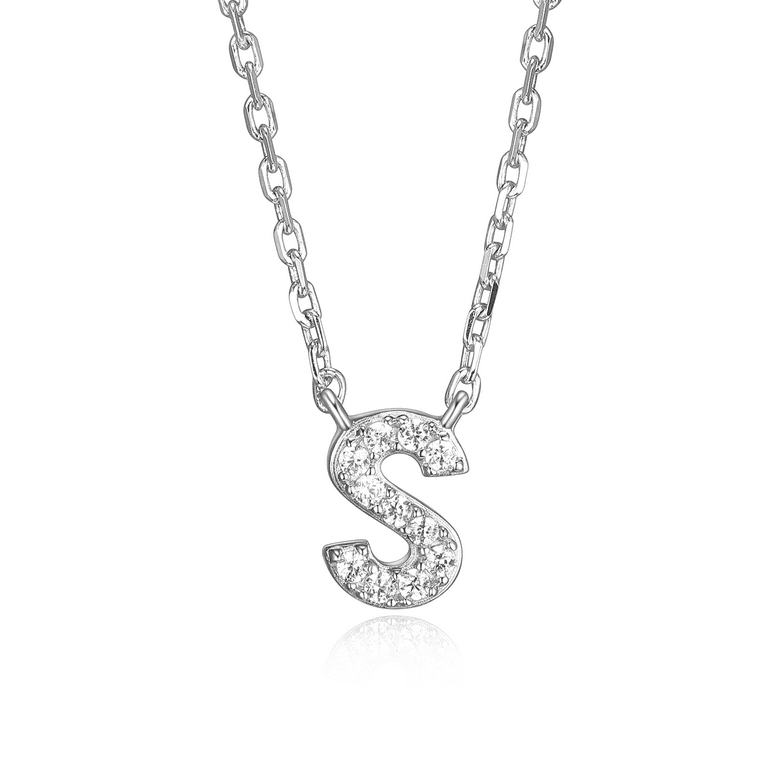 ★SENTIMENTS★ NO.419 [SILVER] NECKLACE Figaro Necklace Solid Sterling Silver 24