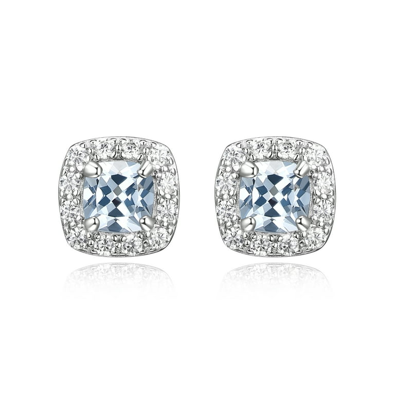 Forever Facets Women's Platinum over Sterling Silver