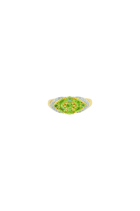 Forever Favorite Genuine Green Peridot Statement Ring Size 8
