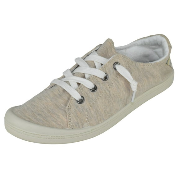 Forever Flat Women's Shoes Linen Canvas Slip-On Sneakers Lace Up Loafers Comfortable Fashion Sneakers Camel Nude Beige 8