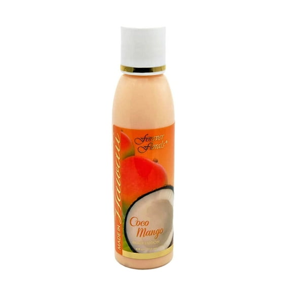 Forever Florals Hawaii Coconut Mango Moisturizing Body Lotion with Kukui Nut Oil, 4 fl oz