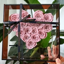 Forever Flowers Preserved Roses Real Roses That Last a Year Rose Box Gifts for Her Mothers Day Valentines Day Christmas Wedding Anniversary Gift A