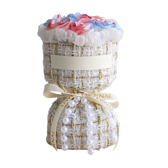 Forever Flowers,Valentines Day Gifts,Rose Simulation Flowers Mini Bouquet Valentines Day Gift To Send Girlfriend Birthday Wedding Companions Gift(MulticolorMulticolor)