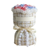 Forever Flowers,Valentines Day Gifts,Rose Simulation Flowers Mini Bouquet Valentines Day Gift To Send Girlfriend Birthday Wedding Companions Gift(MulticolorMulticolor)