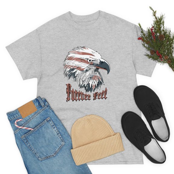 Forever Free Eagle USA Unisex Heavy Cotton Tee