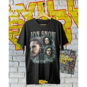 Forever Free-WM161 NEW BRAND, women's graphic t-shirt, Jon Snow Shirt Gift t-shirt Kit Harington American Actor T-Shirt