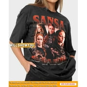 Forever Free-WM161 NEW BRAND, women's graphic t-shirt, Sansa Stark Shirt Gift t-shirt Sophie Turner American Actor T-Shirt
