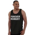 thumbnail image 1 of Forever Hungry Hangry Foodie Geek Plus Size Graphic Tank Top Brisco Brands 2X, 1 of 5