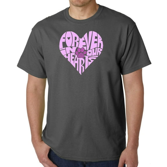 Forever In Our Hearts - Men's Word Art T-Shirt
