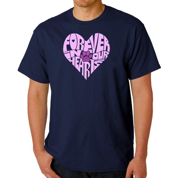 Forever In Our Hearts - Men's Word Art T-Shirt