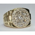 thumbnail image 1 of Forever Jewels 2.00Ct Round Moissanite Engagement Pinky Ring Men 14k White Gold Plated, 1 of 4