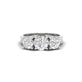 thumbnail image 1 of Forever Jewels 2.10Ct Round Cut Moissanite Women Wedding Engagement Ring 14K White Gold Plated, 1 of 4