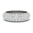 thumbnail image 1 of Forever Jewels 2.50 CT Round Cut Moissanite Men Wedding Engagement Ring 14K White Gold Plated, 1 of 4