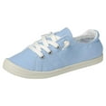 thumbnail image 1 of Forever Link Comfort-01 Light Blue Canvas Classic Lace Up Fashion Sneakers (Light Blue, 8.5), 1 of 4