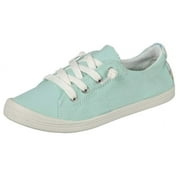 Forever Link Comfort-01 Turquoise Blue Classic Slip-On Comfort Fashion Sneakers (Turquoise, 5)