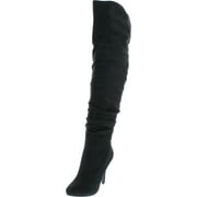 Forever Link Focus-33 36 Women's Fashion Stylish Pull On Over Knee High Sexy Boots