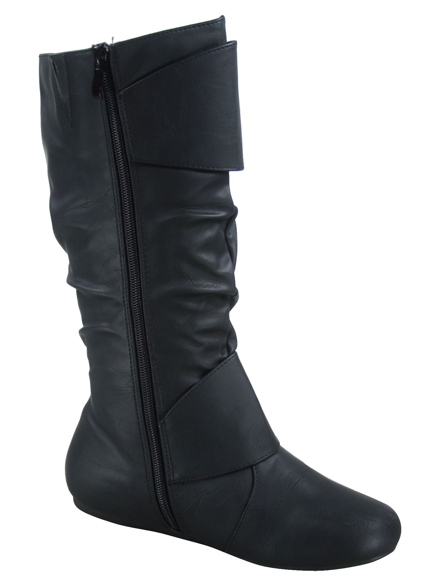 BURUDANI Women's Platform Knee High Boots Fashion Suede/Pu BURUDANI Women's Platform Knee High Boots Fashion Suede/Pu