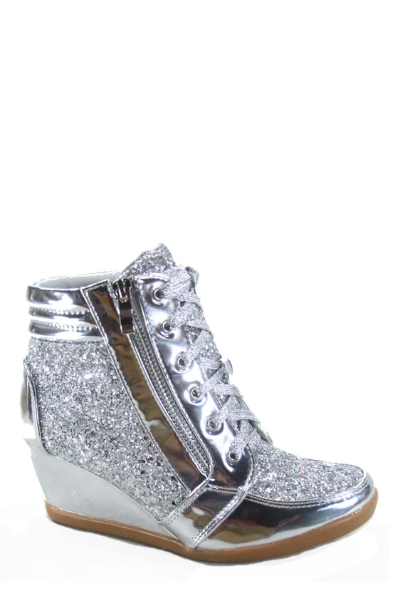 Women's Casual & Dress Shoes, Silver, 8.5