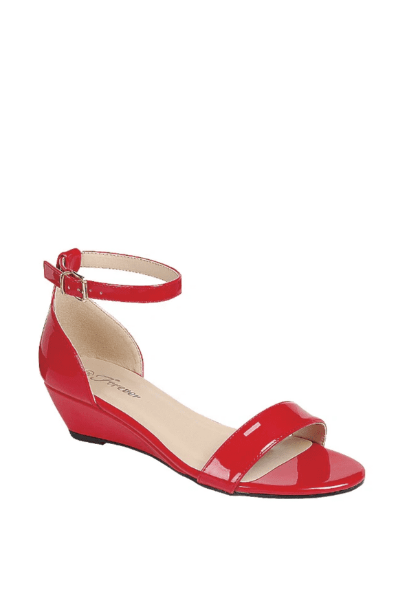 Link Women's Low Wedge Sandals Ankle Strap Heel Sandal Open Toe Casual Dress Summer Shoes