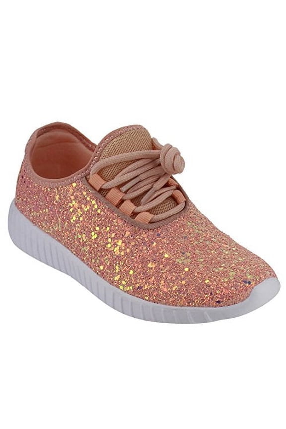 Women's Remy-18 Glitter Sneakers Dusty Rose (5.5)
