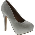 thumbnail image 1 of Forever Link Women's Sunset-89 Suede Closed Toe Dress Pumps, 1 of 4
