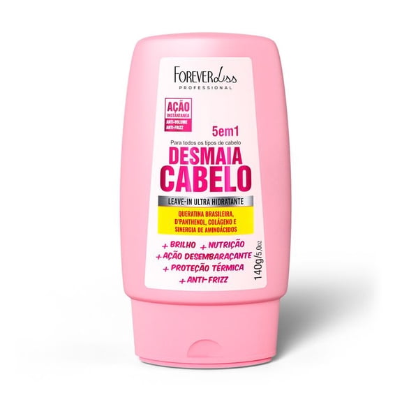 Forever Liss - Linha Desmaia Cabelo - Leave In 140 Gr - (Faint Hair Collection - Leave In Net 4.94 oz)