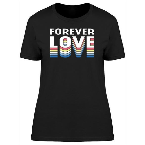 Forever Love 70S Style Tee Women's -Image by Shutterstock