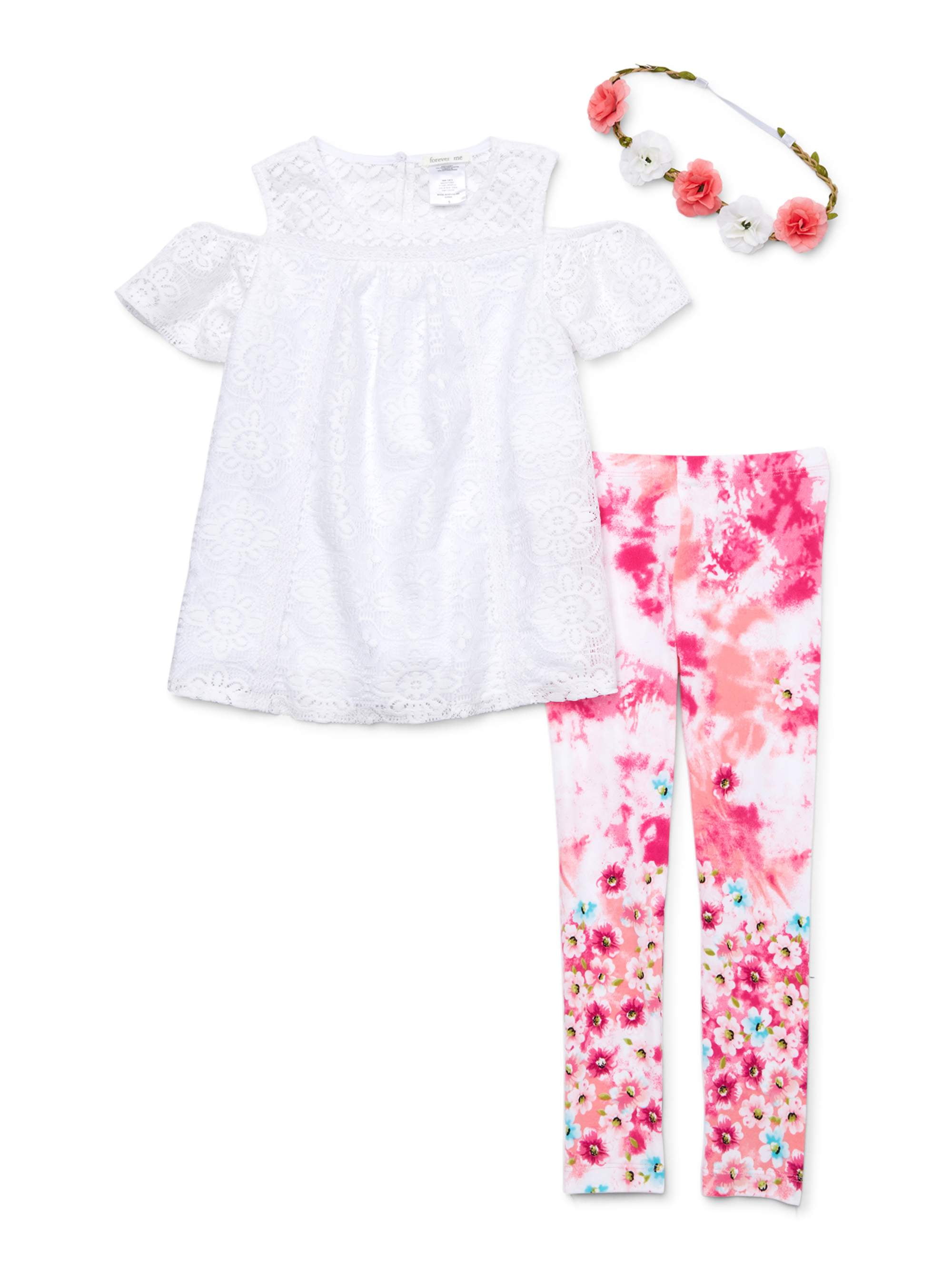 Girls B. LULU Pink and Red Pajamas Set Size 6X