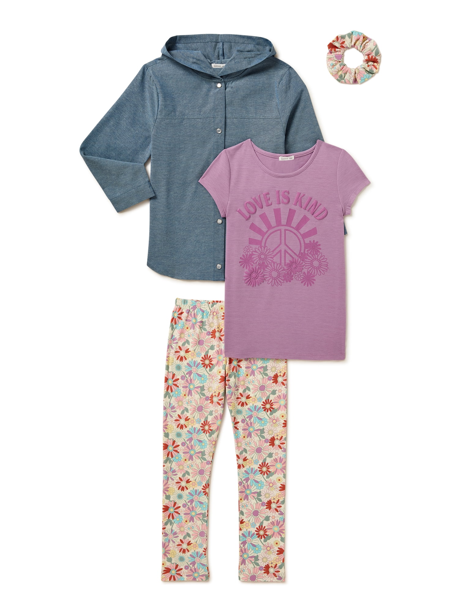 Girls B. LULU Pink and Red Pajamas Set Size 6X