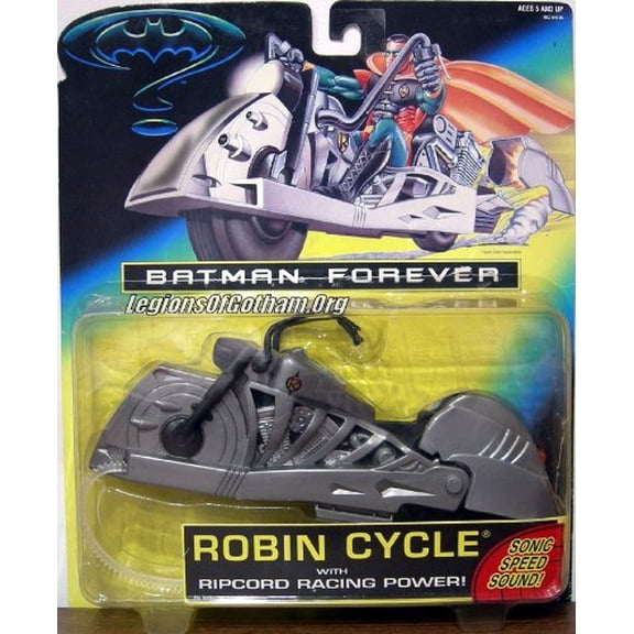 Batman Forever Movie Robin Cycle with Ripcord Action Figure Vehicle by Kenner