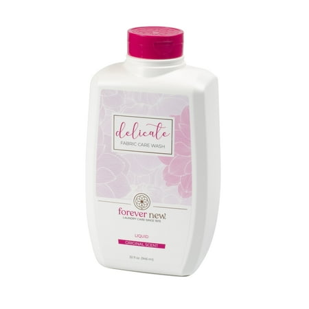 FOREVER NEW Liquid Laundry Detergent – Nontoxic Hypoallergenic Laundry Soap, Safe for Colors & Sensitive Skin - Essential Laundry Supplies, Delicate Fabric Care Wash (Original Scent, 32 fl. oz)