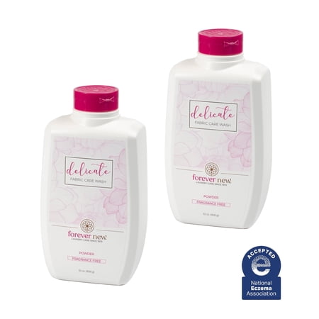 Forever New Gentle Powder Laundry Detergent, Fragrance Free, 32 oz, 2 Pack