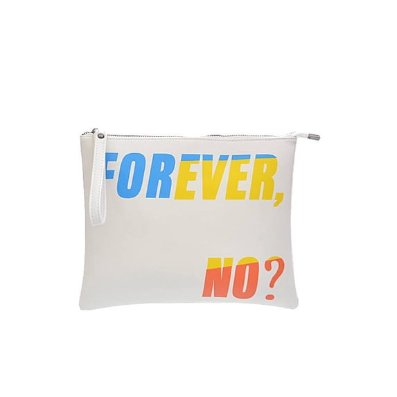 Forever No Question Clutch - White