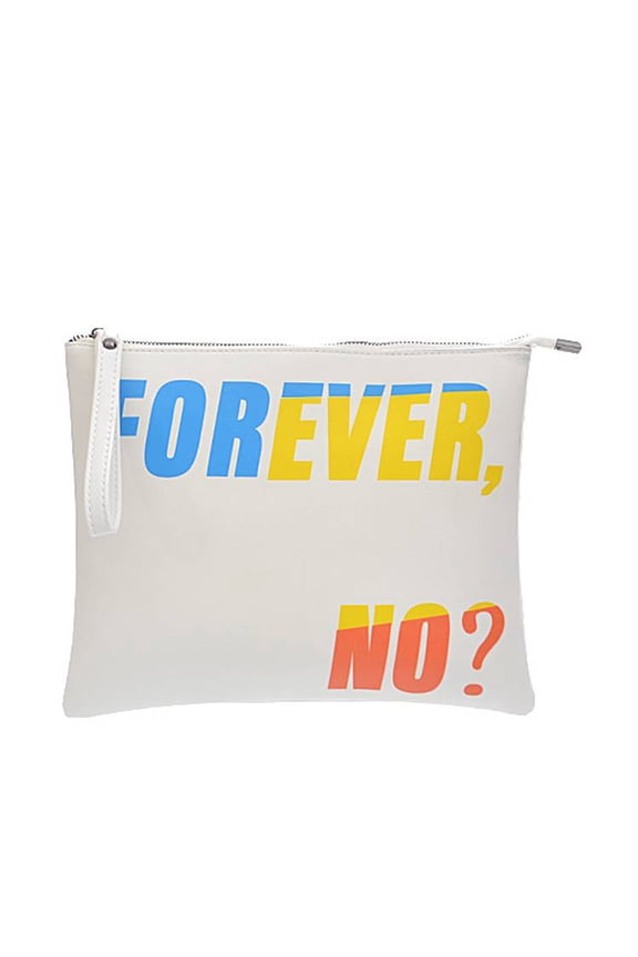 Forever No Question Clutch - White