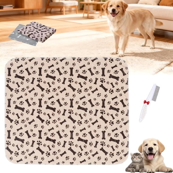 Forever Pads for Dogs, Foreverpad Reusable Training Puppy Pee Pads, Washable Leak-Proof & Anti-Slip Pheromone Pad for Home, Travel (C, XS-30X30CM)