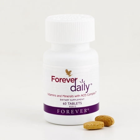 Forever Powerful Daily Multivitamin 60 Tablets with Balanced Blend of 55 Nutrients